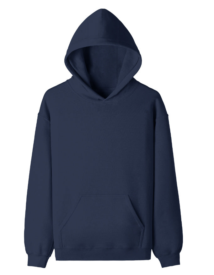 Terry Pullover Hoodie: Navy Blue