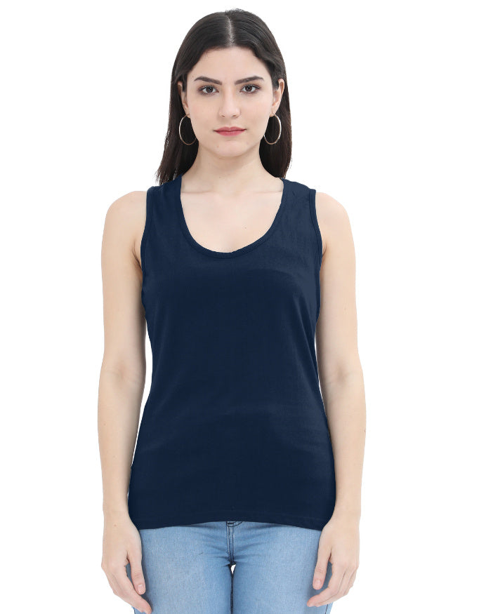 Tank Top: Navy Blue