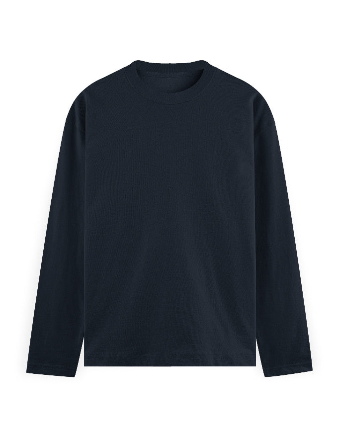 Full Sleeve Tee: Navy Blue