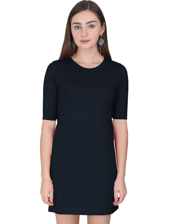 T-Shirt Dress: Navy Blue