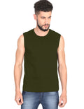 Muscle Tee: Olive Green