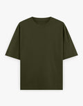 Heavyweight Oversized Tee - Olive Green