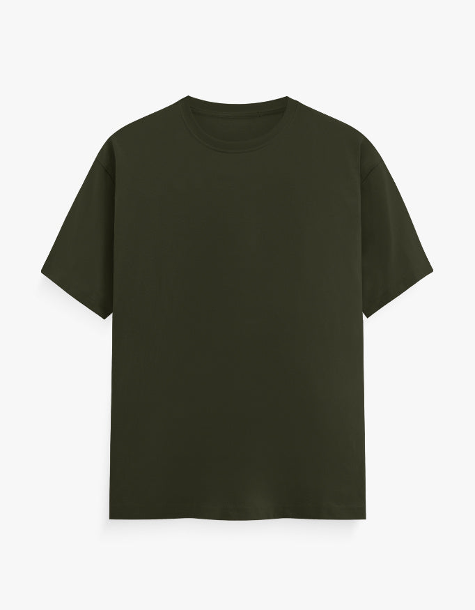 Regular Tee: Olive Green