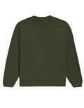 Regular Fleece Sweatshirt: Olive Green