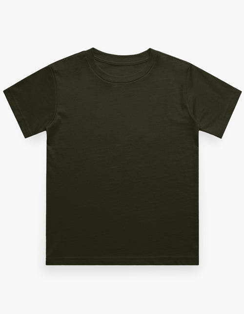 Boys Regular Tee - Olive Green