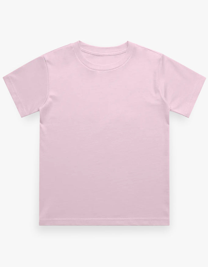Boys Regular Tee - Pastel Pink