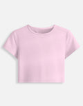 Baby Tee: Pastel Pink