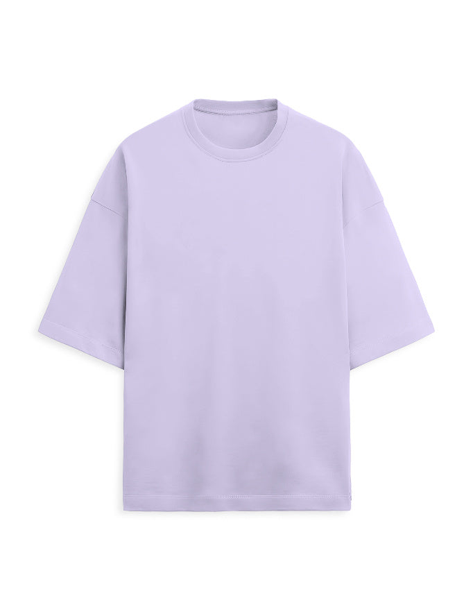 Terry Oversized Tee: Soft Lavender
