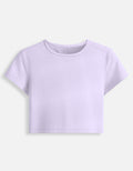 Baby Tee: Soft Lavender