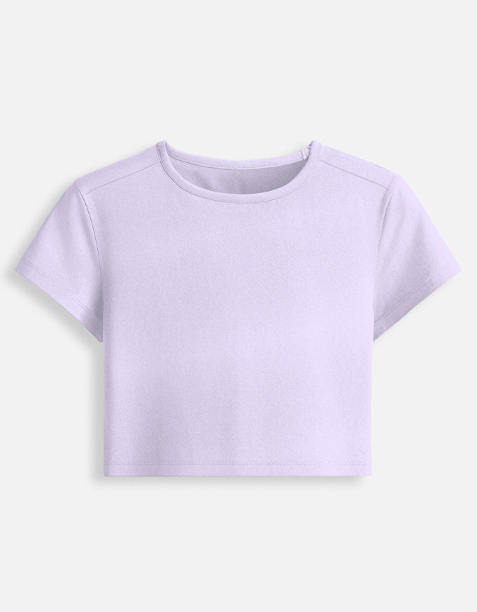 Baby Tee: Soft Lavender