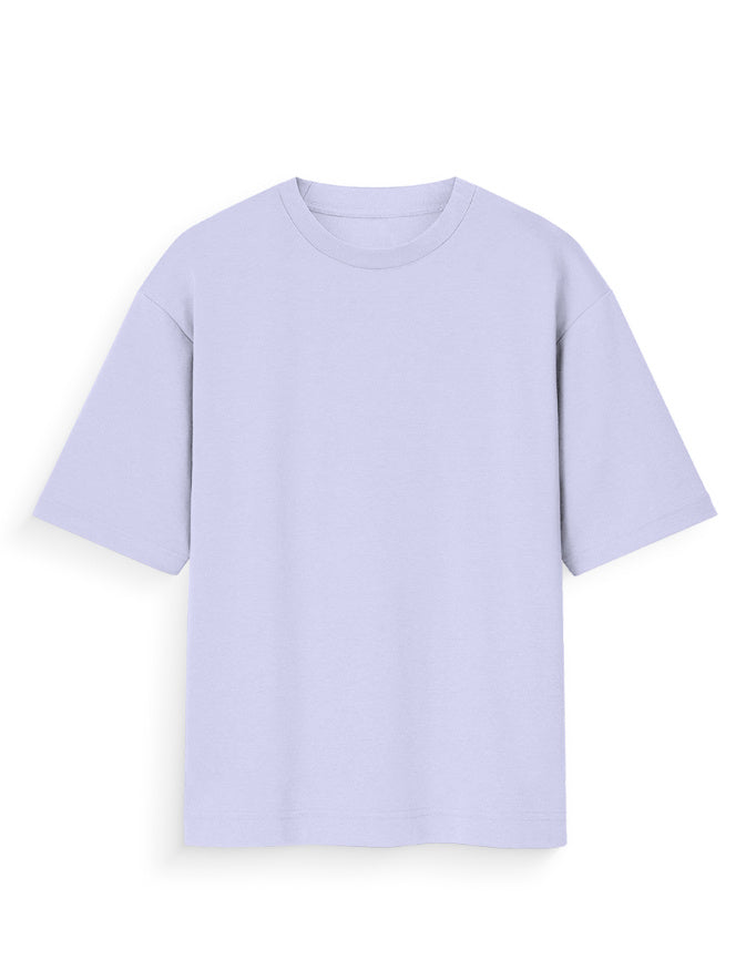 Regular Oversized Tee: Soft Lavender