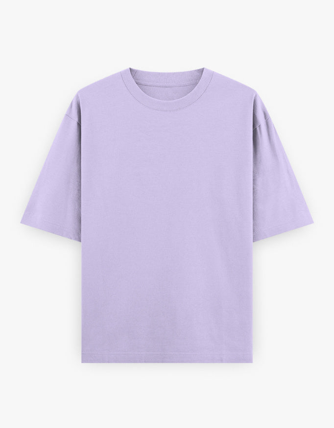 Heavyweight Oversized Tee - Soft Lavender