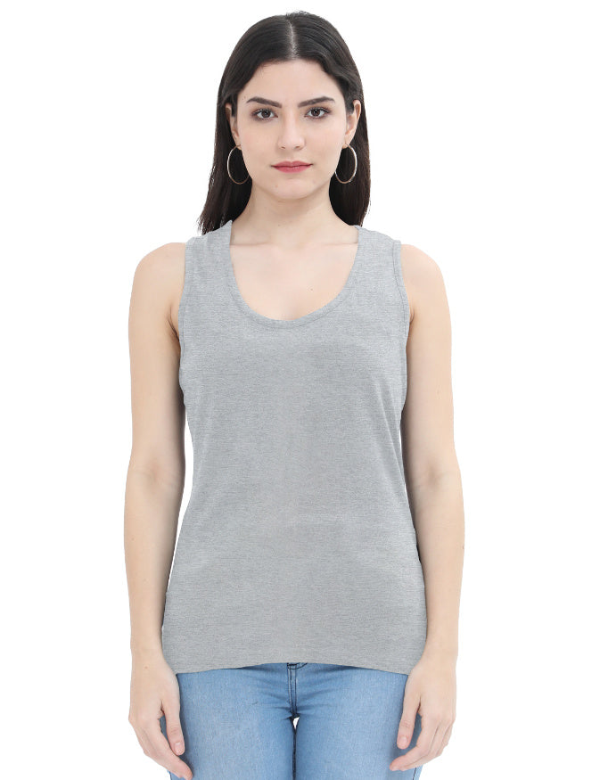 Tank Top: Grey Melange