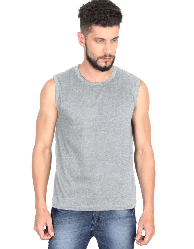 Muscle Tee: Grey Melange