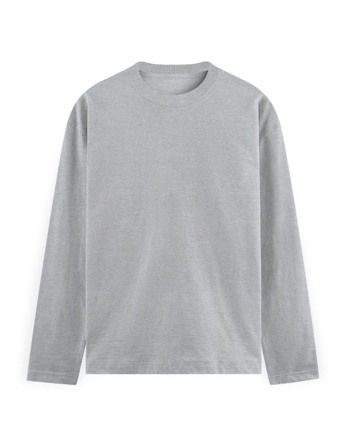 Full Sleeve Tee: Grey Melange