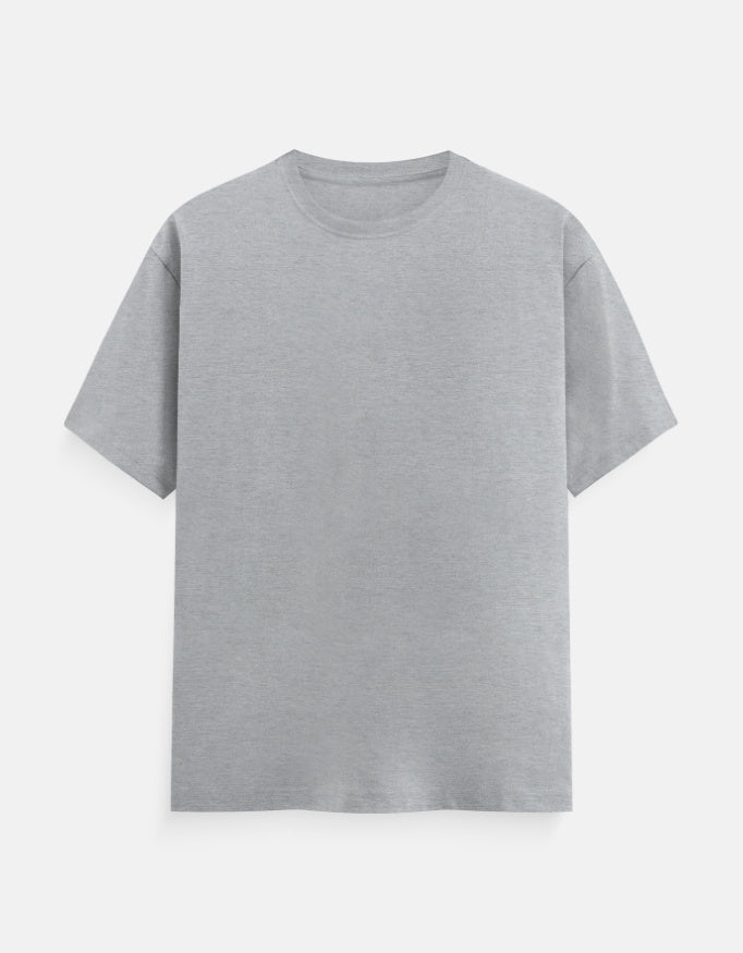 Regular Tee: Grey Melange