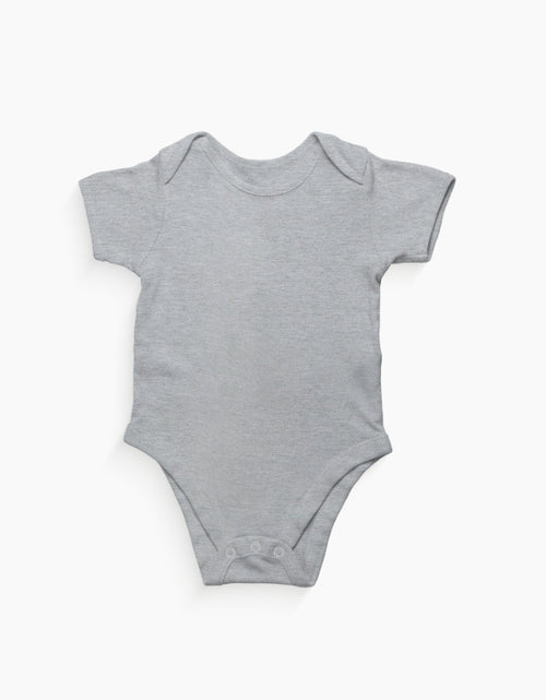 Baby Romper: Grey Melange