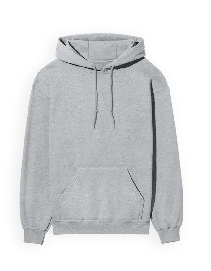 Regular Hoodie: Grey Melange