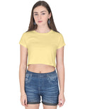 Crop Tee: Desert Beige
