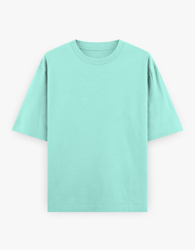 Heavyweight Oversized Tee - Cool Mint
