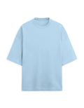 Terry Oversized Tee: Powder Blue