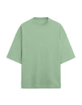 Terry Oversized Tee: Jade Green