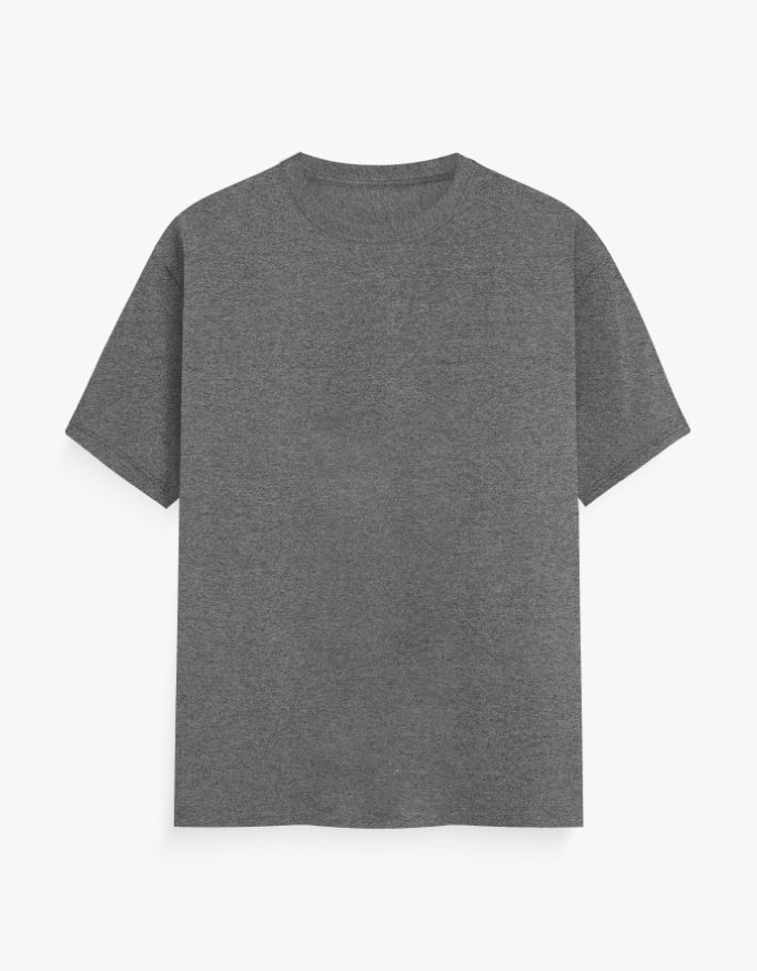 Regular Tee: Charcoal Melange