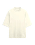 Terry Oversized Tee: Cream White