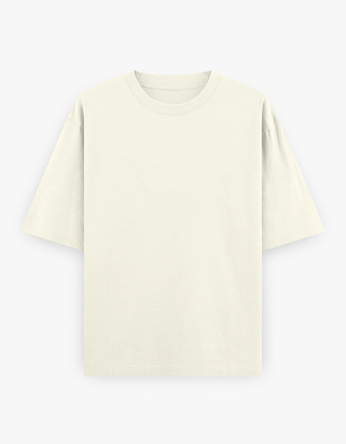Heavyweight Oversized Tee - Cream White