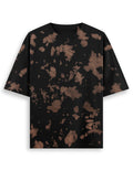 Tie Dye Oversized T-Shirt: Brown Black