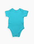 Baby Romper: Aqua Blue