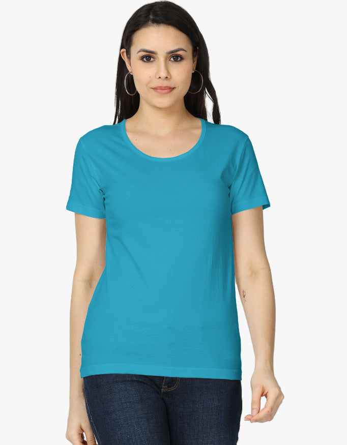 Ladies Everyday Tee - Aqua Blue