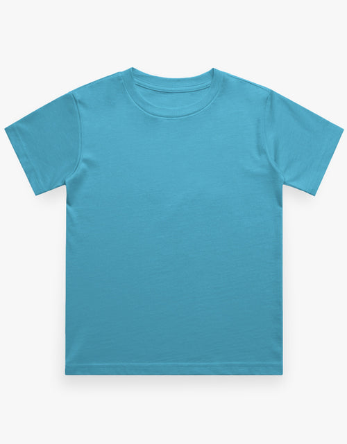 Boys Regular Tee - Aqua Blue