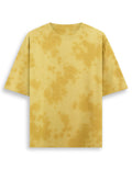Tie Dye Oversized T-Shirt: Yellow