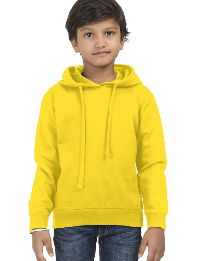 Kids Hoodie: Soft Yellow