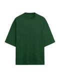 Terry Oversized Tee: Woodland Green