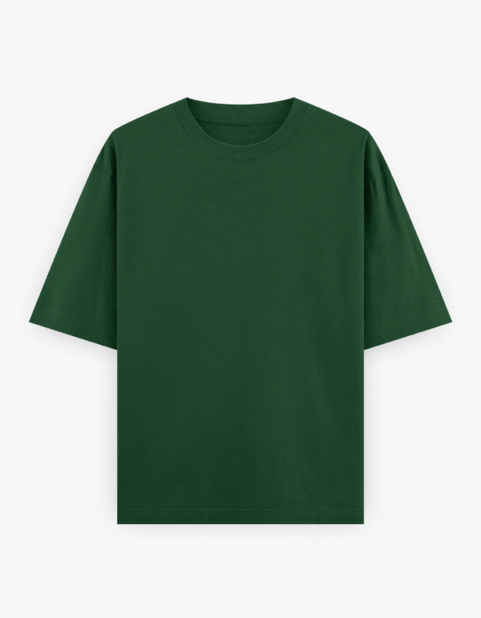 Heavyweight Oversized Tee - Woodland Green