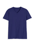 V Neck Tee: Regal Blue