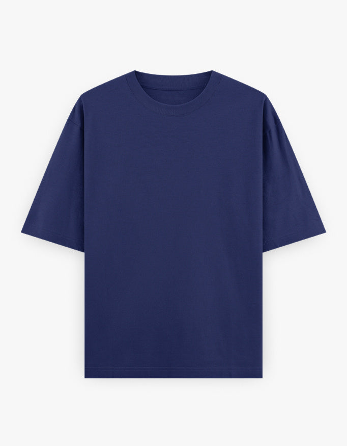 Heavyweight Oversized Tee - Regal Blue