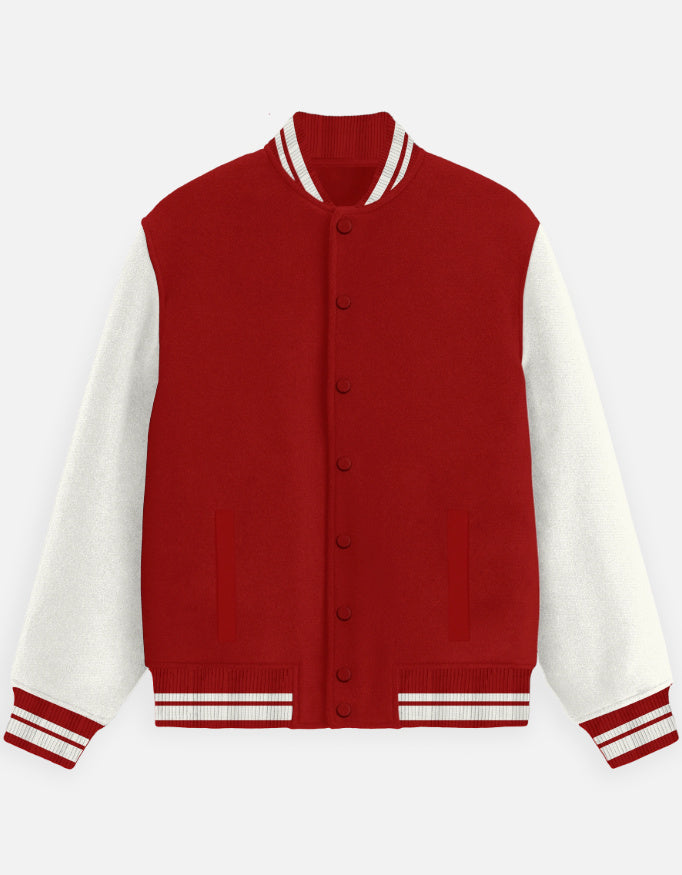 Varsity Jacket: Bold Red
