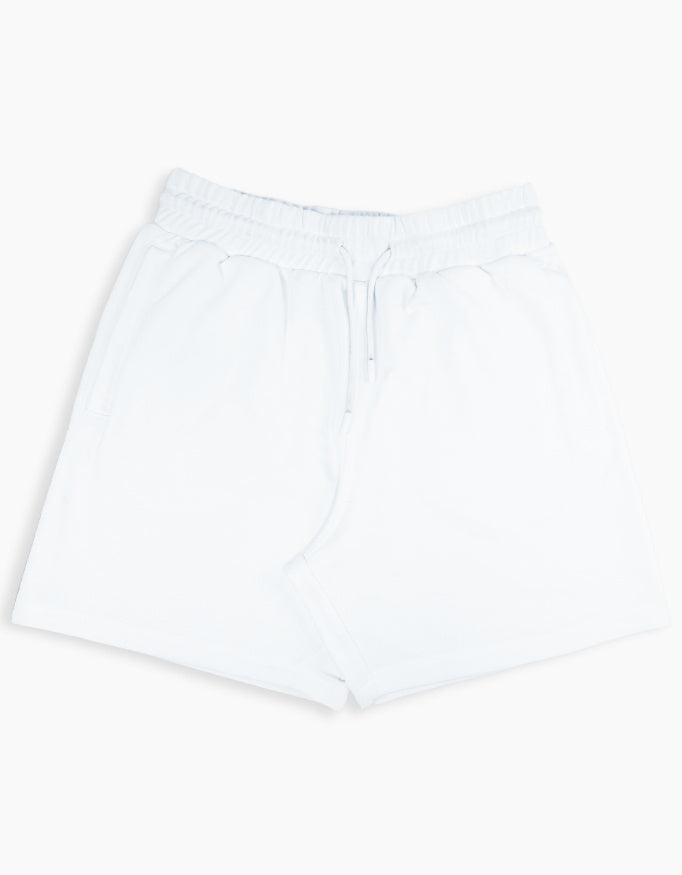 Terry Shorts: White
