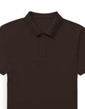 Polo Tee: Coffee Brown