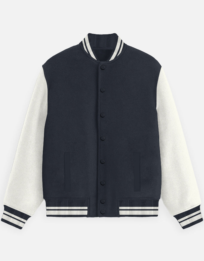 Varsity Jacket: Navy Blue