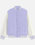 Varsity Jacket: Soft Lavender