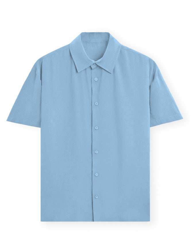 Oversized Shirt: Powder Blue