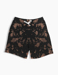 Tie Dye Shorts: Brown Black