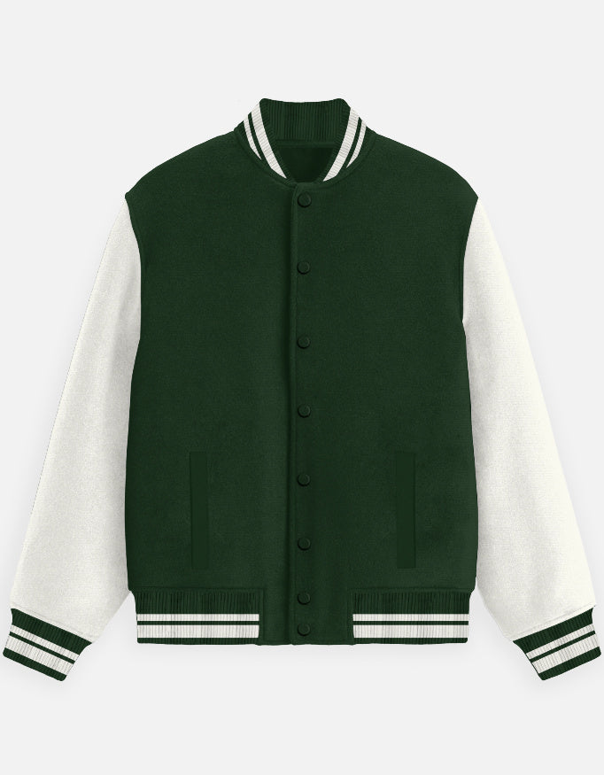 Varsity Jacket: Woodland Green