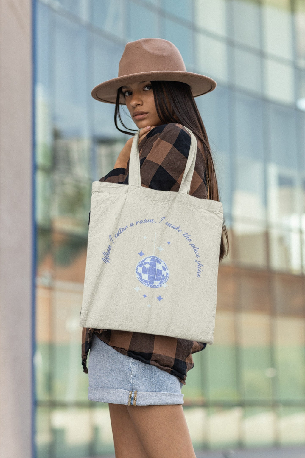 Shine Bright Disco TS Zipper Tote Bag