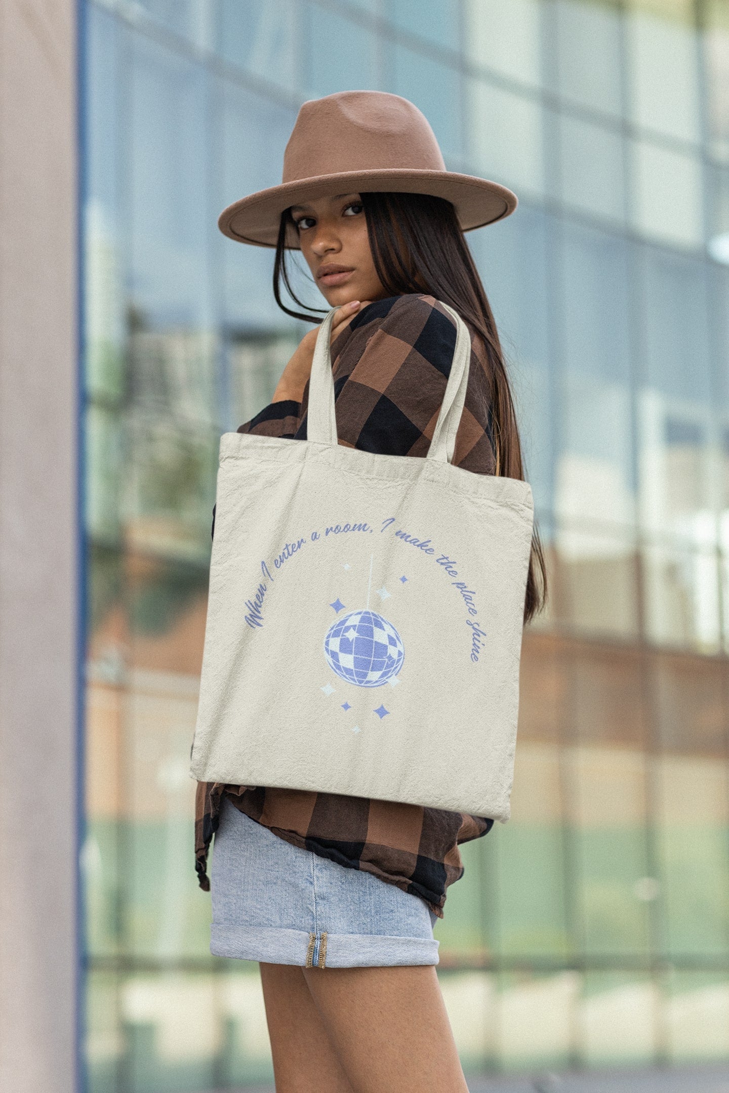 Shine Bright Disco TS Zipper Tote Bag