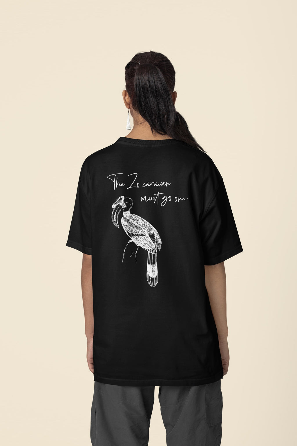 The Zo Caravan Hornbill Oversized T-Shirt